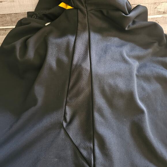 NFL PITTSBURGH STEELERS Polo Shirt Football Team Gift Black Gold Men's Medium - Picture 6 of 7